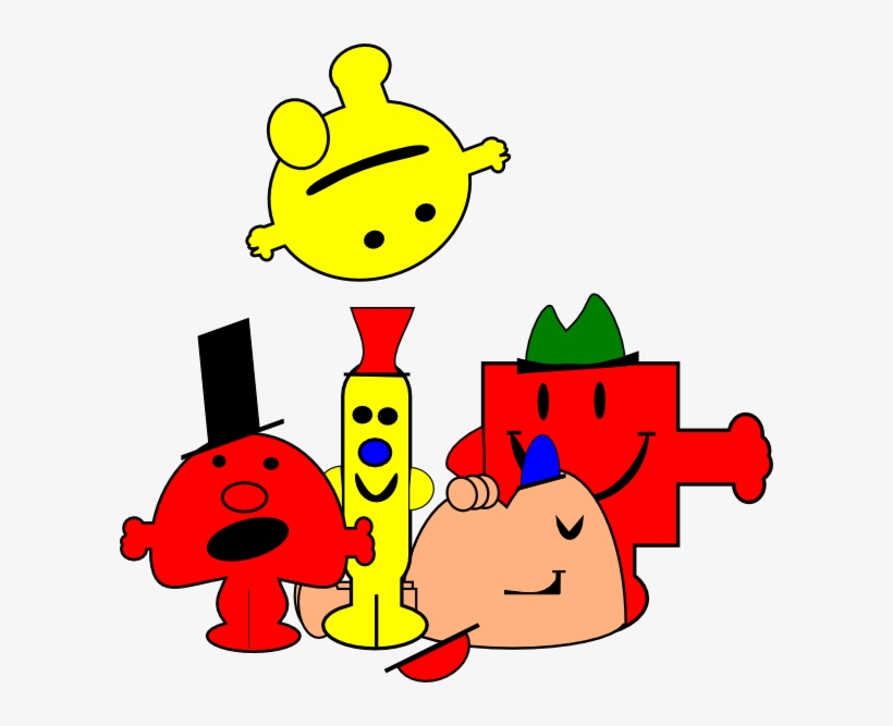 Mr Men Svg Clip Arts 600 X 587 Px, transparent png
