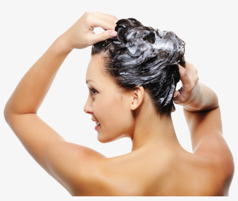 Hair Care Png Image Background - Woman Washing Hair Png, transparent png