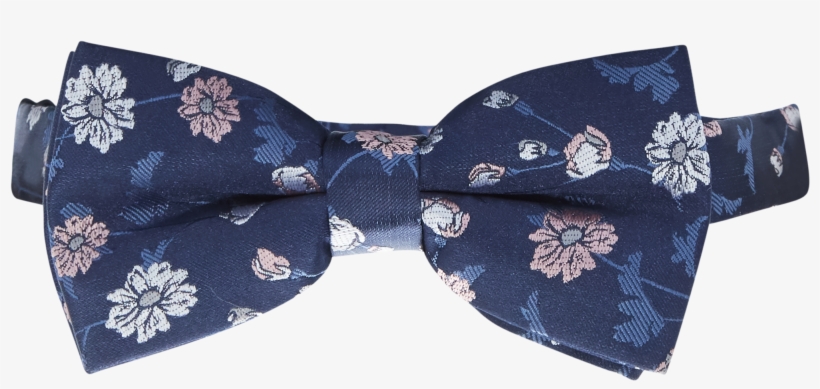 Navy Floral Bow Tie - Paisley, transparent png
