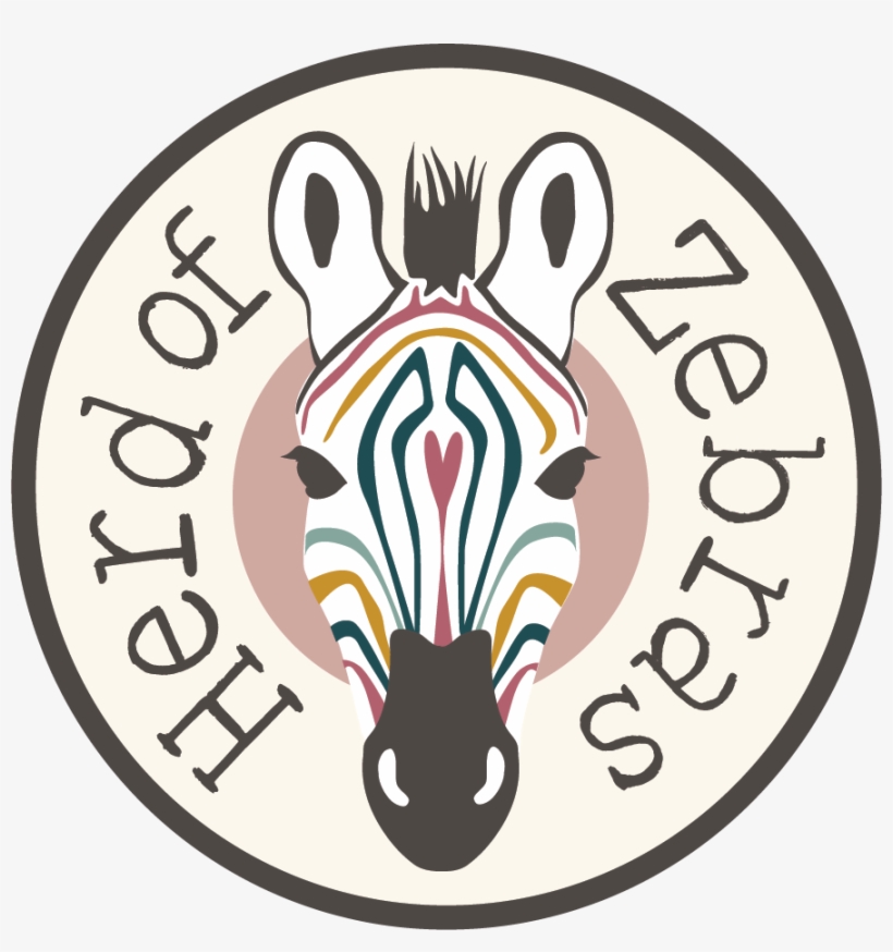 Herd Of Zebras Logo, Designed By Liz Franzoi - Circle, transparent png