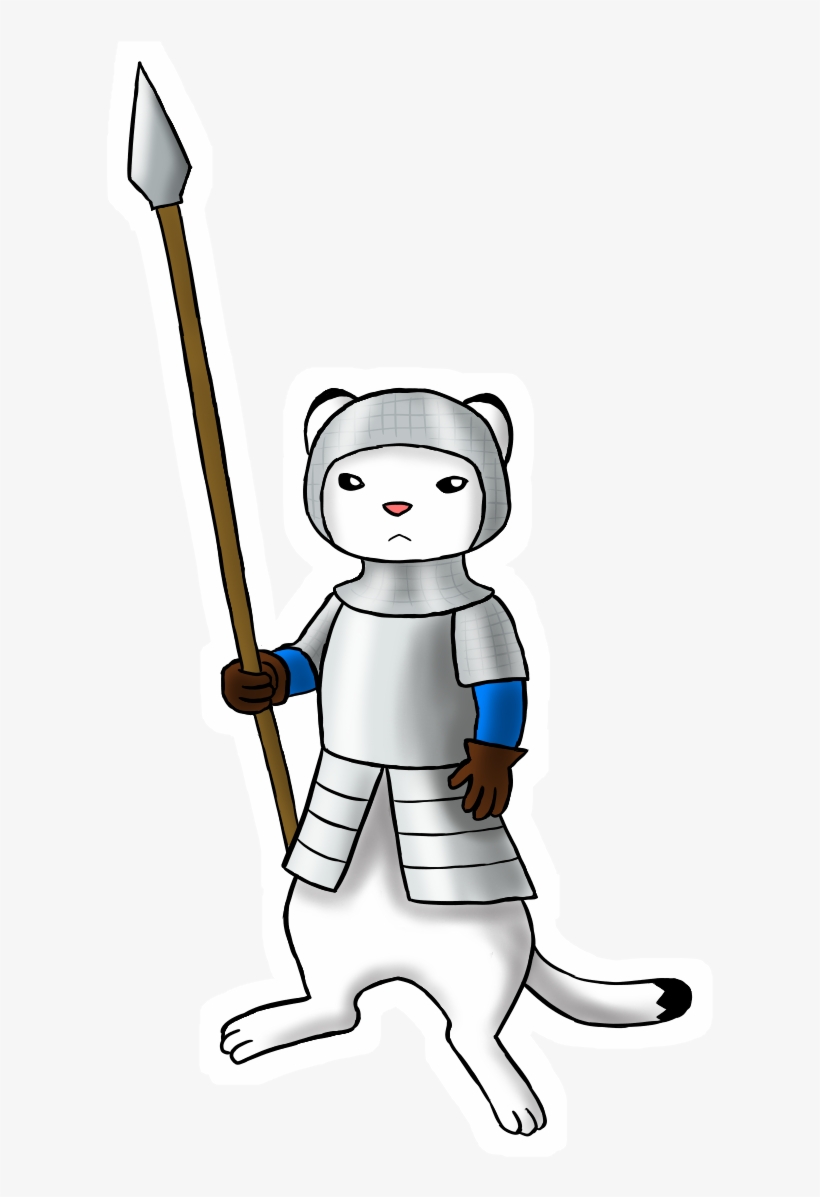 Weasel At Arms - Cartoon, transparent png