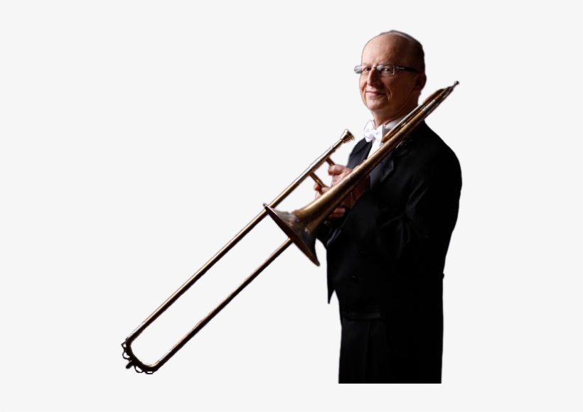 Jay Friedman With Trombone - Jay Friedman Trombone, transparent png