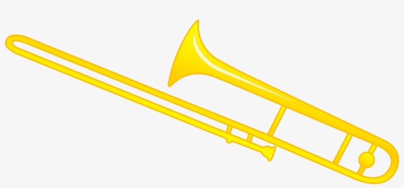 Trombone Musical Instrument - Darkness, transparent png