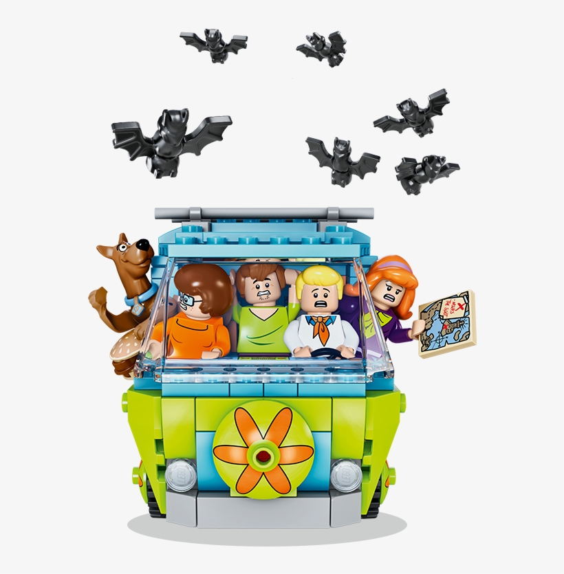 With Lego Scooby Doo And Shaggy Costume Characters, - Scooby Doo Gang Lego, transparent png
