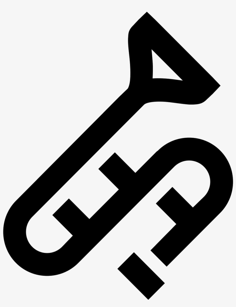 Musical Instrument Stylized As An S-curve With A Triangular - Sign, transparent png
