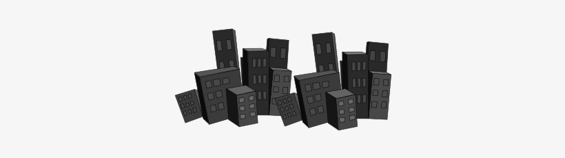 City Building Three Clip Art - Vector Images City Png, transparent png