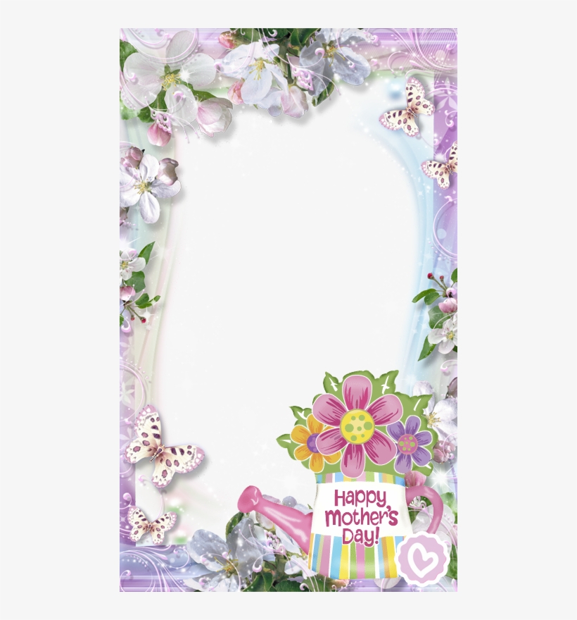 Mother`s Day Clipart Frame Mother's Day Frame Png 480x800 PNG