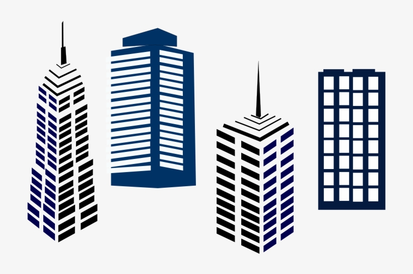 Buildings Clip Art Download - Commercial Real Estate Clip Art, transparent png