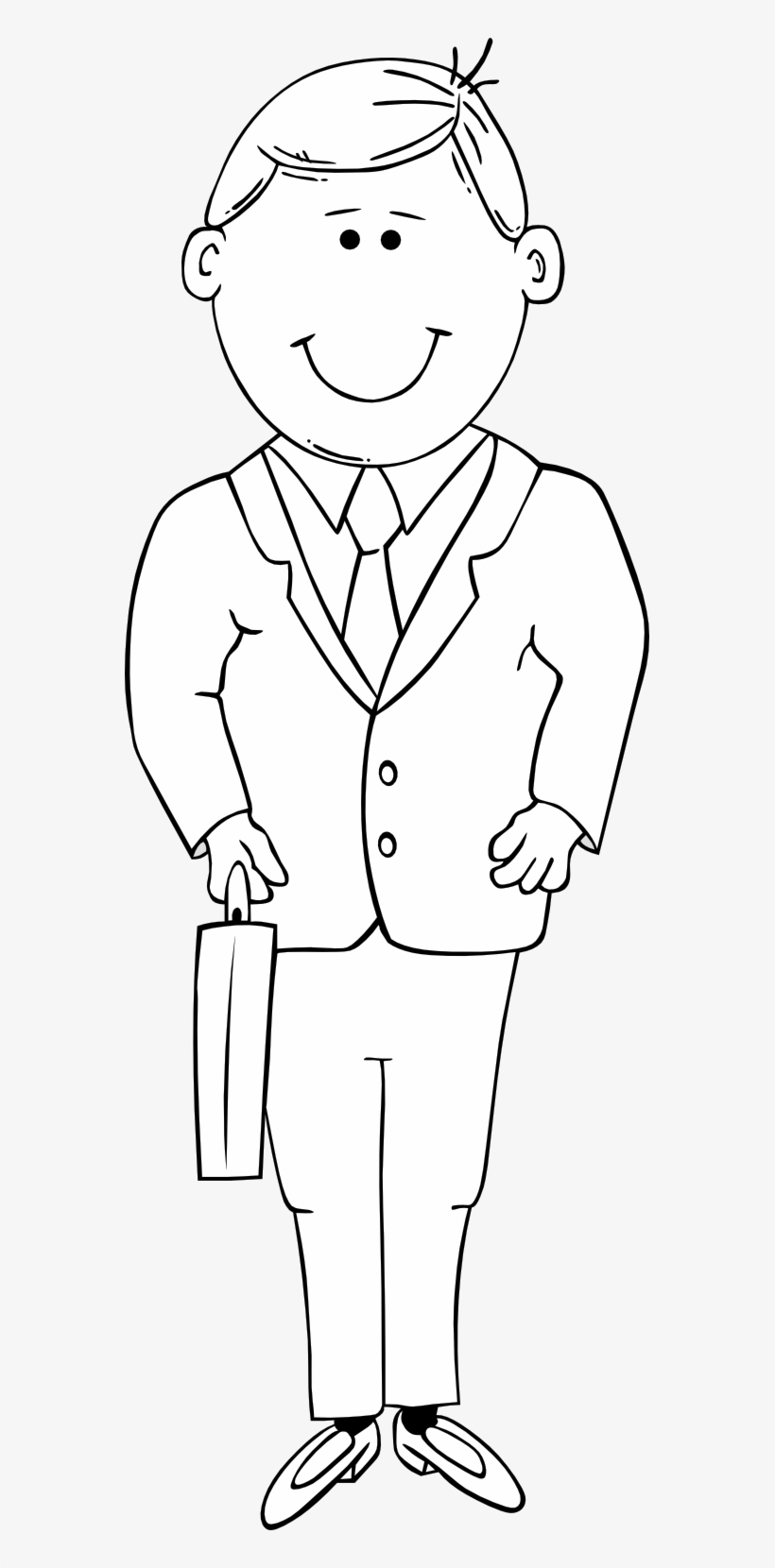 Gerald G Man In Suit 2 555px 135 - Man In Suit Cartoon, transparent png