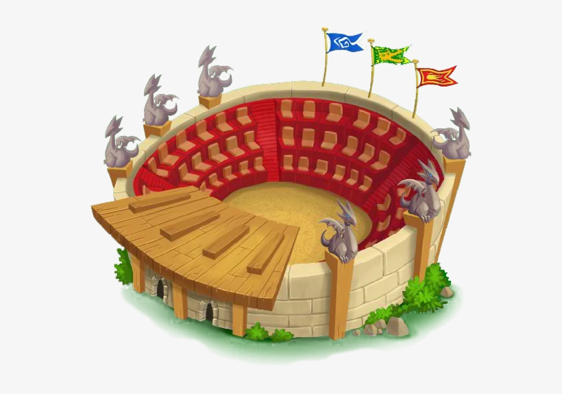 Stadium - Dragon City Walki, transparent png
