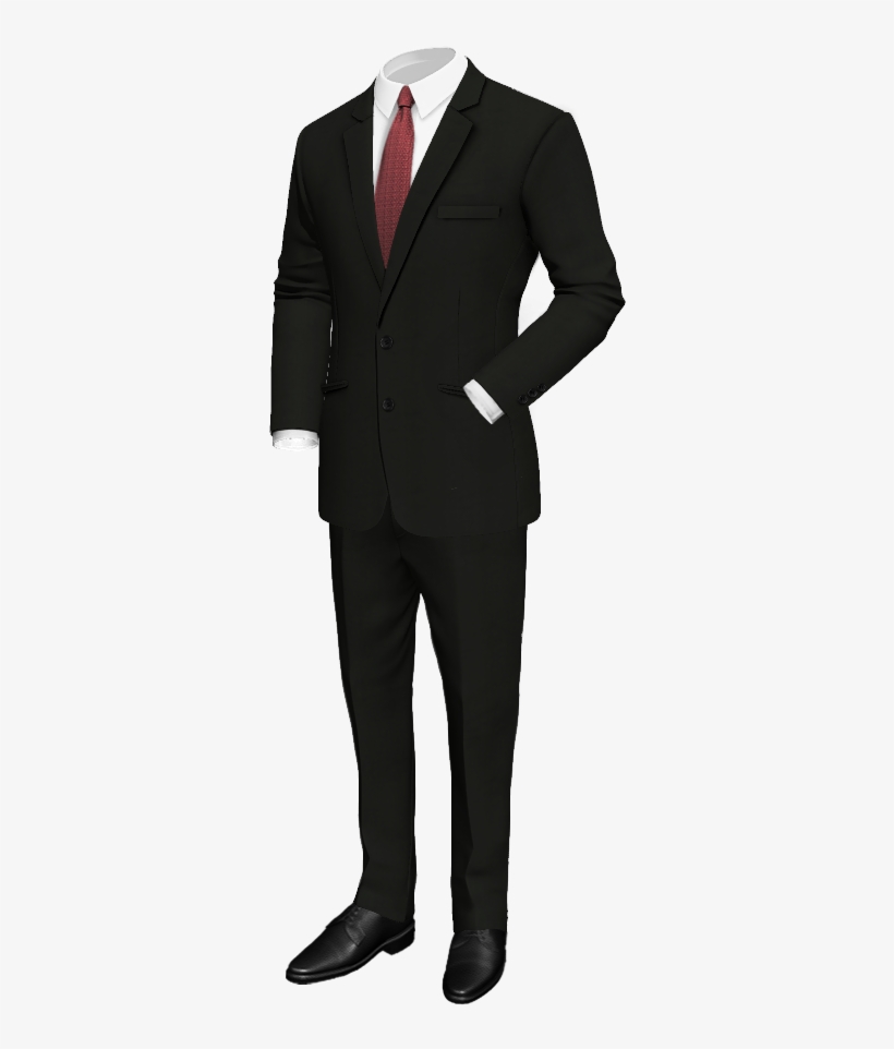 Black Wool Suit - Black With White Trim Tux For Wedding, transparent png