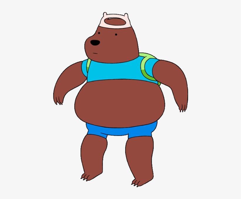 In Your Footsteps Bear - Adventure Time Grizzly Bear, transparent png