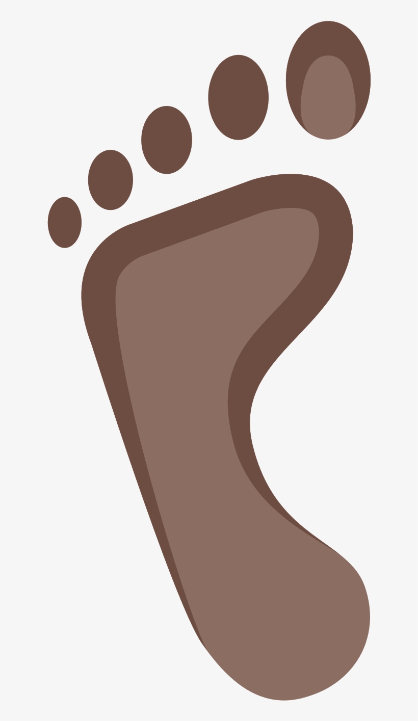 It Shows The Heel And The Ball Of The Left Foot With - Icon, transparent png
