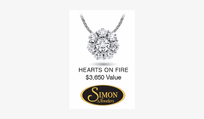 Image Necklace Simon Logo Together - Hearts On Fire Beloved Pendant Necklace, transparent png