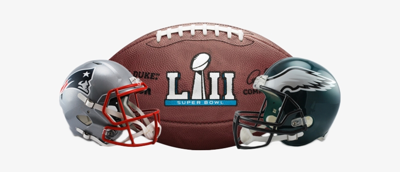 Superbowl 52 Logo - Full Size Speed Replica Nfl Helmet In Patriots Size, transparent png