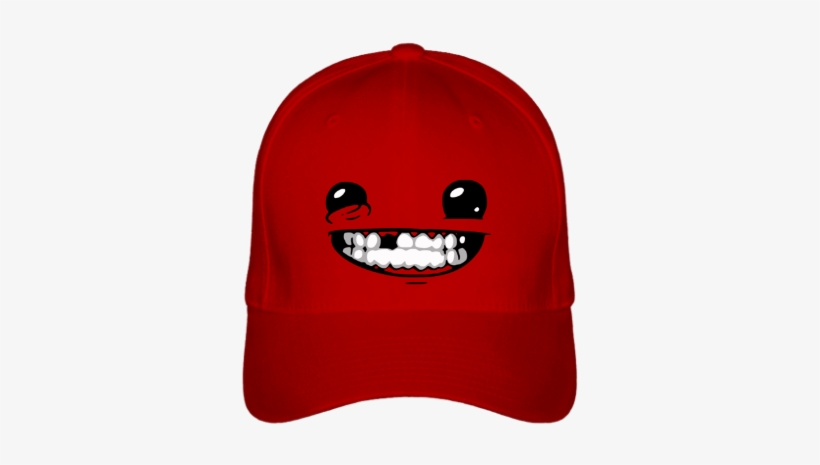 Бейсболка Super Meat Boy - Baseball Cap, transparent png