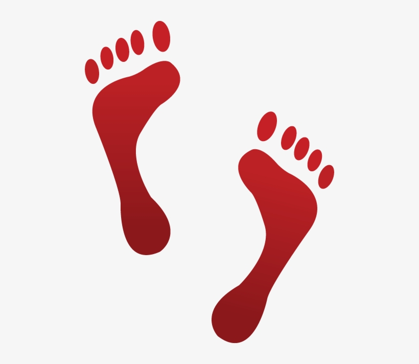 Pin Footsteps Clipart Transparent - Feet Emoji, transparent png
