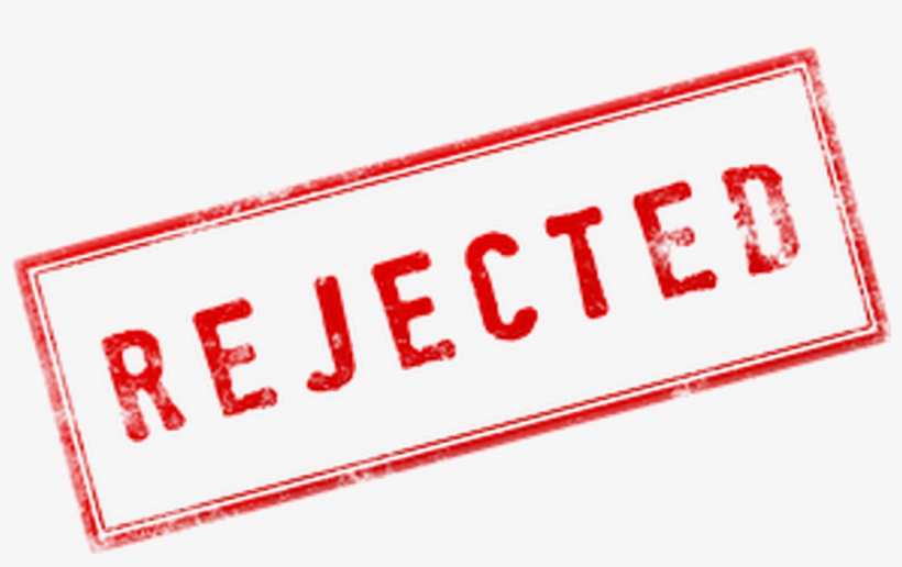 Rejected Stamp Png, transparent png