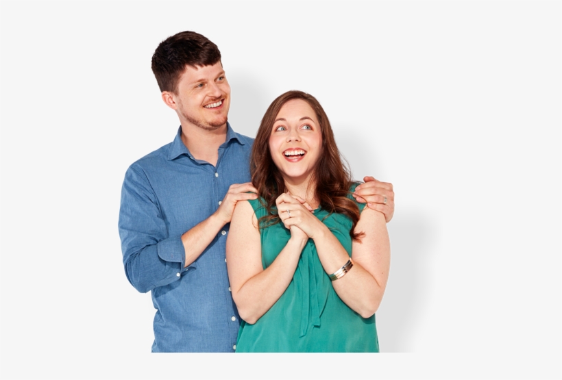 A Man And Woman Looking Happy And Excited - Affinity Plus Federal Credit Union, transparent png