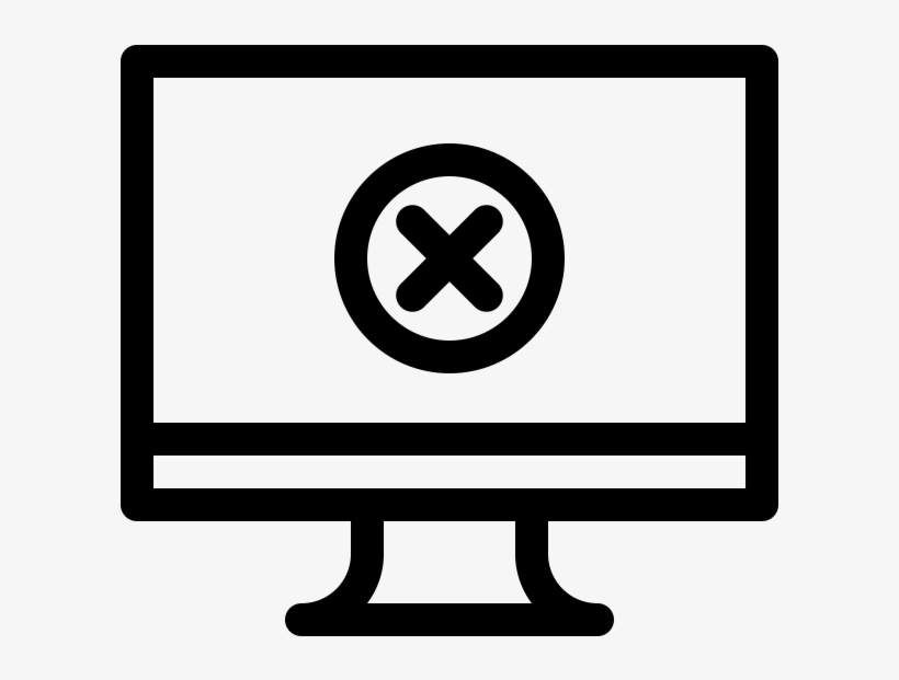 Computer Denied Rubber Stamp - Web Development Icons Png, transparent png