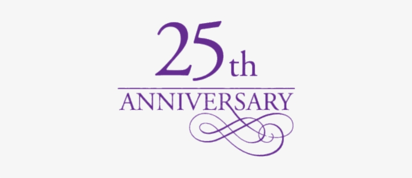 25th Wedding Anniversary Png, transparent png