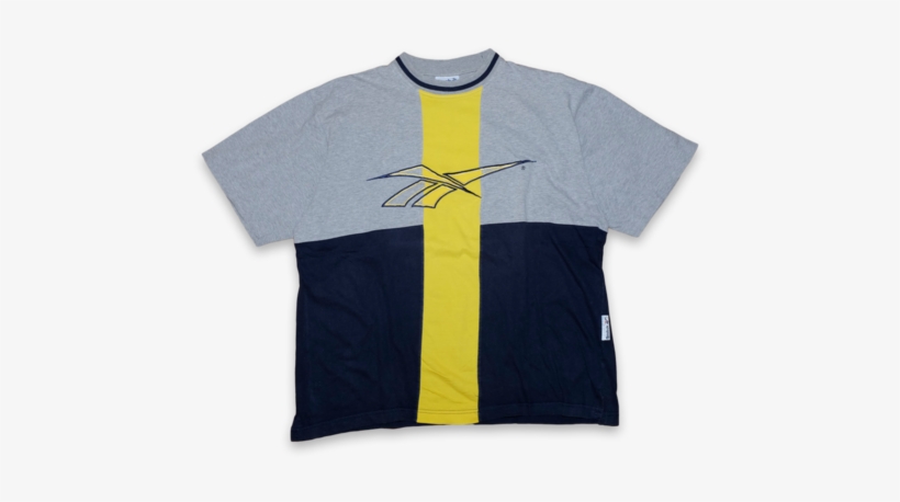 Rare Vintage Reebok Logo T-shirt Xxlarge - Yellow, transparent png