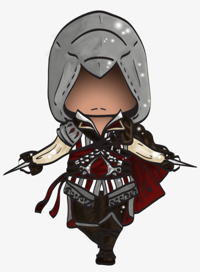 Chibi By Vanillaghosts On Clip Art Free - Chibi Ezio, transparent png