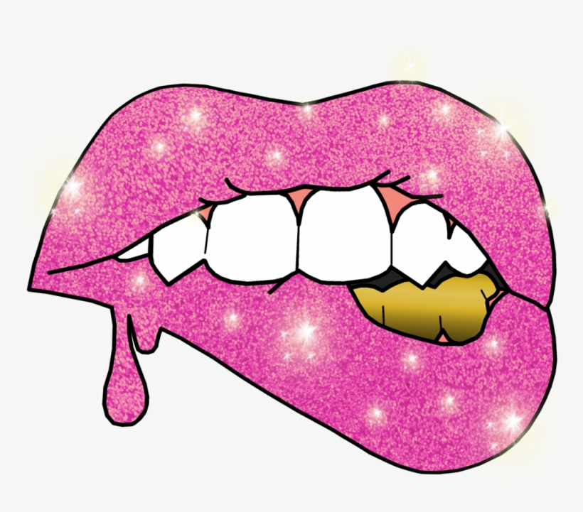 Lips Vector Drip, transparent png