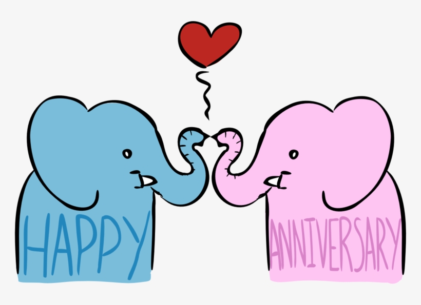 Anniversary Card Image By Iggysaur On Clipart Library - Happy Anniversary Png, transparent png