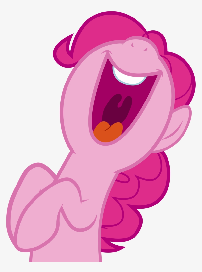Uponia, Laughing, Nose In The Air, Open Mouth, Pinkie - Pinkie Pie Laugh, transparent png