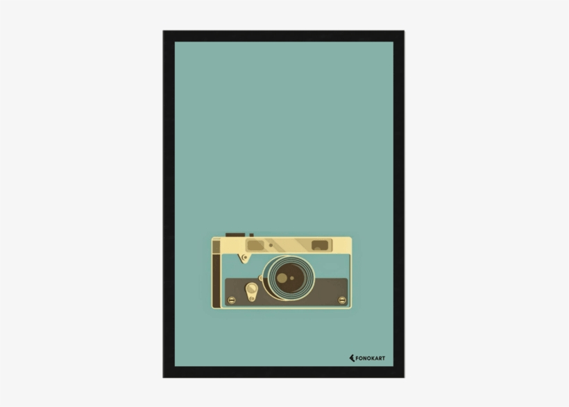 Vintage Camera Framed Wall Art - Art, transparent png