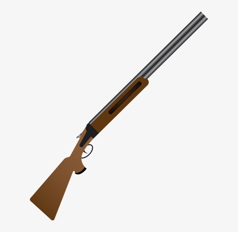 Shotgun, Vector, Icon, Isolated, Background, Silhouette - Baikal Mp 94, transparent png