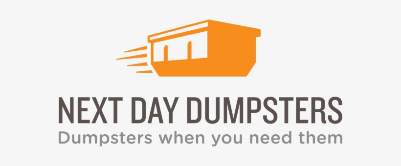 Next Day Dumpster Logo, transparent png