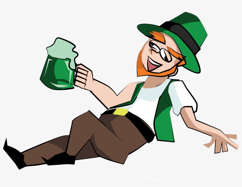 This Free Icons Png Design Of Drunk Leprechaun, transparent png