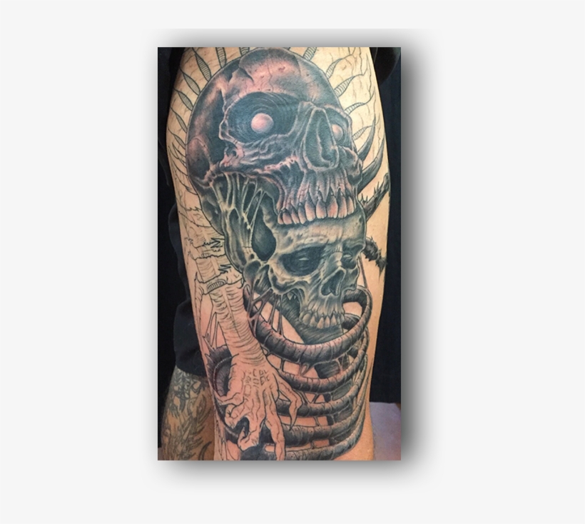 Graphic Color And Black & Grey - Tattoo, transparent png