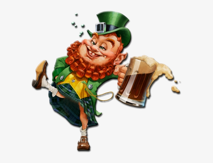 Slicey's Leprechaun - St Patrick Leprechaun Drunk, transparent png