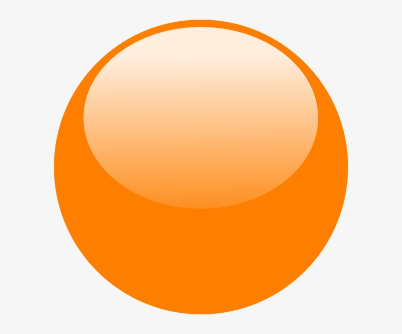 Bubble Orange Clip Art At Clker - Bubble Clip Art Orange, transparent png