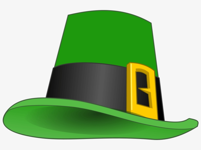 Irish Clipart Leprechaun Hat - Saint Patricks Day Hat, transparent png
