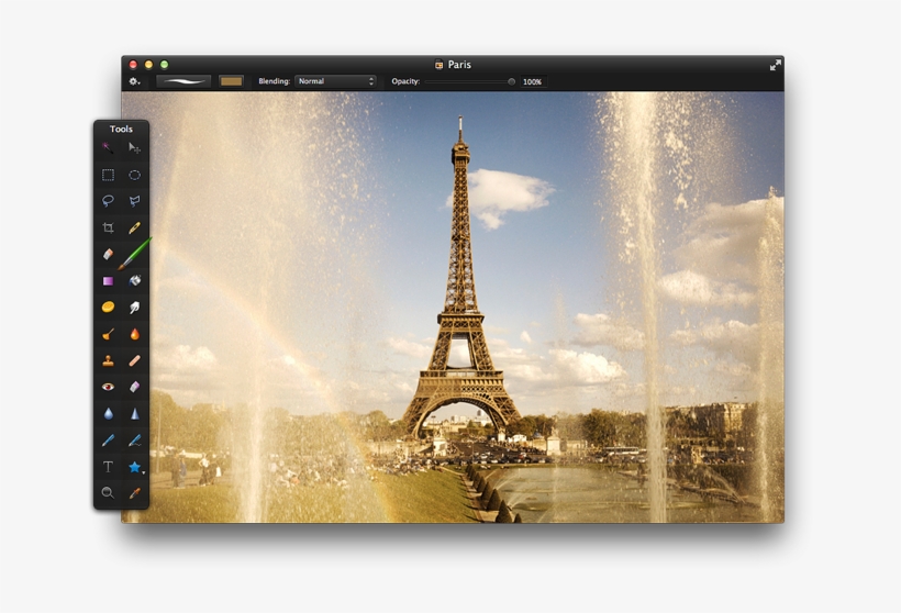 The Vintage Effect - Eiffel Tower, transparent png
