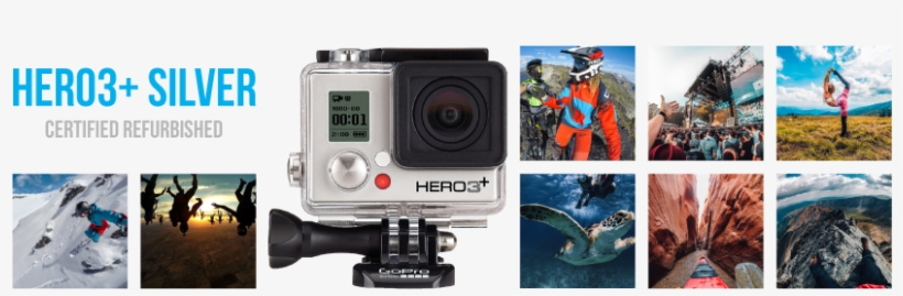Photo Gopro Hero3 Silver Zpsfmoluipv, transparent png