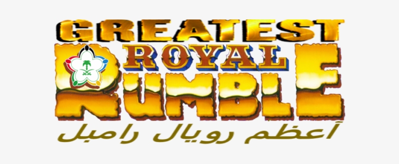 John Cena Takes On Triple H At The Greatest Royal Rumble - Royal Rumble Font Download, transparent png