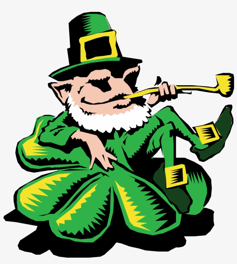 Leprechaun Clipart Clover - Saint Patrick's Day, transparent png