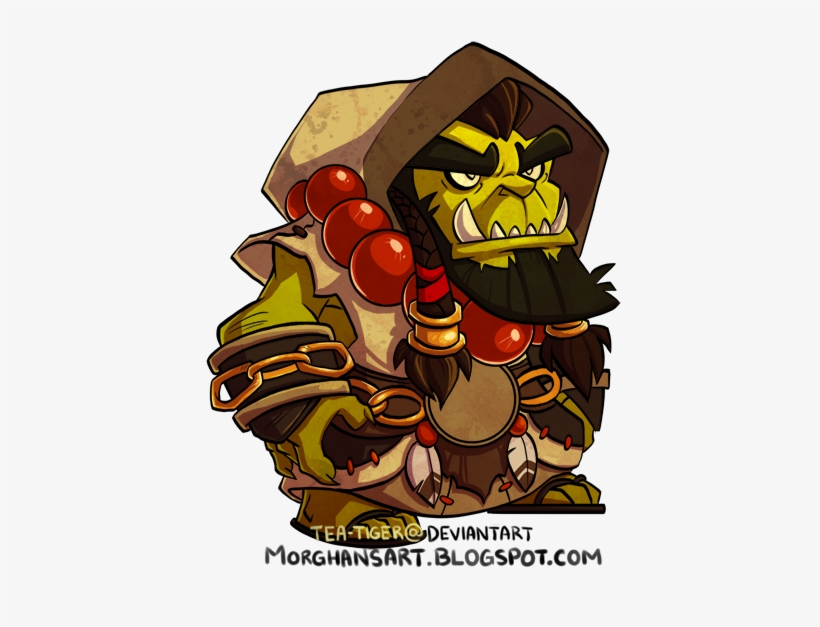 Did This A While Ago And Never Posted It - Thrall Cartoon, transparent png