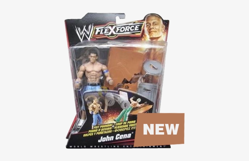 Prev - Mattel Wwe Flexforce Fist Poundin John Cena, transparent png