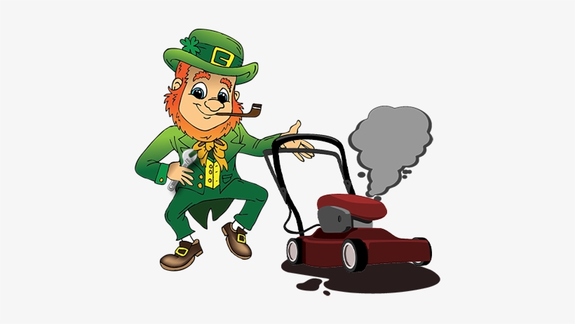Leprechaun Fixes - Leprechaun Lawn Mower, transparent png