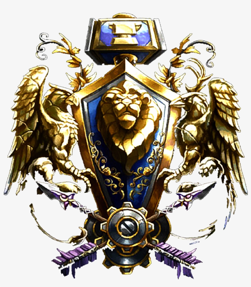 World Of Warcraft Clipart Transparent - World Of Warcraft Alliance Logo, transparent png