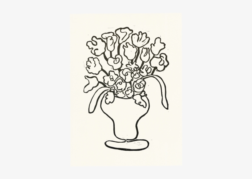 Flower Vase - Drawing, transparent png