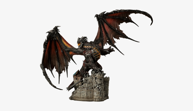 5" World Of Warcraft Polystone Statue Deathwing - Statue World Of Warcraft, transparent png