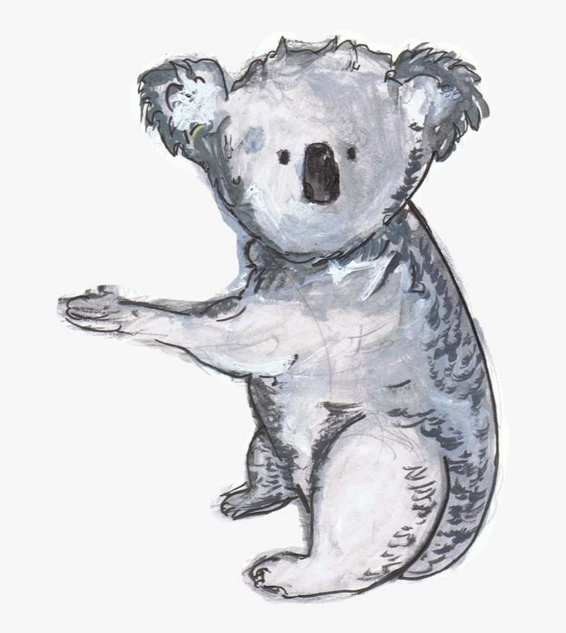 K - Koala - Clip Art, transparent png