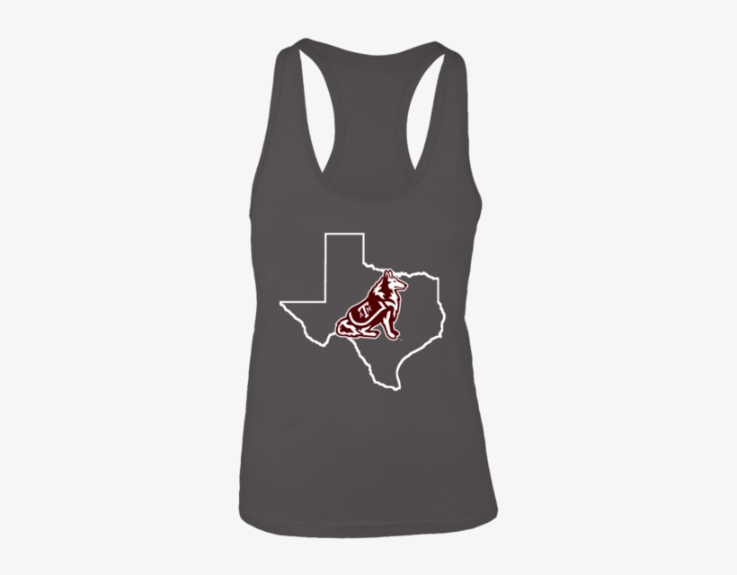 Texas A&m Aggies Reveille In State Outline Shirt - Texas A&m Aggies, transparent png